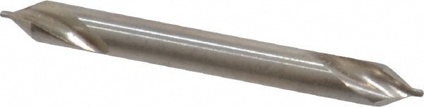Combo Drill & Countersink: #00, 1/8" Body Dia, 1180, High Speed Steel