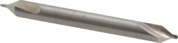 Combo Drill & Countersink: #0, 1/8" Body Dia, 1180, High Speed Steel