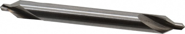 Combo Drill & Countersink: #2, 3/16" Body Dia, 1180, High Speed Steel