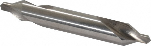 Combo Drill & Countersink: #4, 5/16" Body Dia, 1180, High Speed Steel