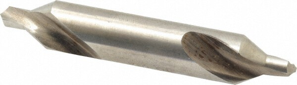 Combo Drill & Countersink: #6, 1/2" Body Dia, 1180, High Speed Steel