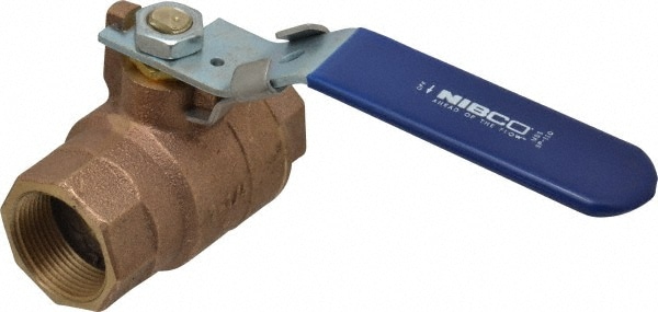 NIBCO NL951LB Standard Manual Ball Valve: 1-1/4" Pipe, Full Port Image