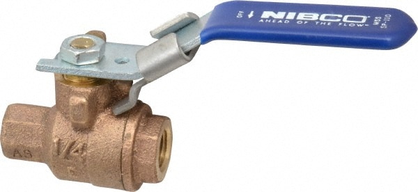 NIBCO NL950L4 Standard Manual Ball Valve: 1/4" Pipe, Full Port Image