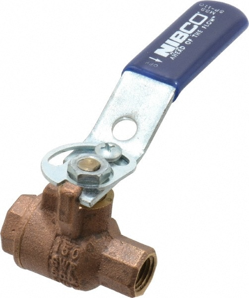 NIBCO NL95I04 Standard Manual Ball Valve: 1/4" Pipe, Full Port Image