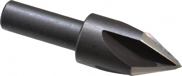 Cleveland C46216 5/8" Head Diam, 3/8" Shank Diam, 4 Flute 60° High Speed Steel Countersink Image