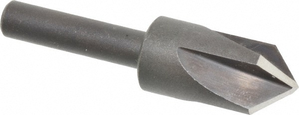 Cleveland C46212 1/2" Head Diam, 3/8" Shank Diam, 4 Flute 90° High Speed Steel Countersink Image