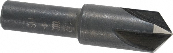 Cleveland C46213 1/2" Head Diam, 3/8" Shank Diam, 4 Flute 100° High Speed Steel Countersink Image