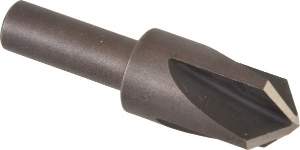 Cleveland C46219 5/8" Head Diam, 3/8" Shank Diam, 4 Flute 100° High Speed Steel Countersink Image