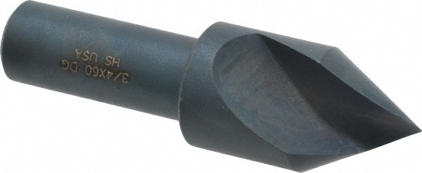 Cleveland C46124 3/4" Head Diam, 1/2" Shank Diam, 1 Flute 60° High Speed Steel Countersink Image