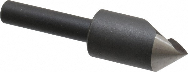 Cleveland C46114 1/2" Head Diam, 1/4" Shank Diam, 1 Flute 82° High Speed Steel Countersink Image