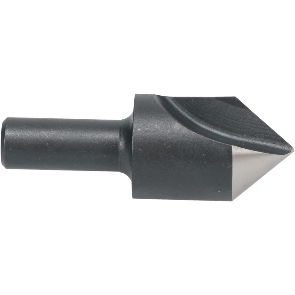 Cleveland Countersink: 1" Head Dia, 82 deg Included Angle, 1 Flute, High-Speed Steel, Right Hand Cut - 1/2" Shank Dia, Oxide Finish | Part #C46131