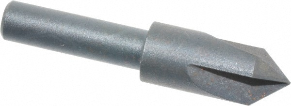 Cleveland C46157 3/8" Head Diam, 1/4" Shank Diam, 3 Flute 82° High Speed Steel Countersink Image