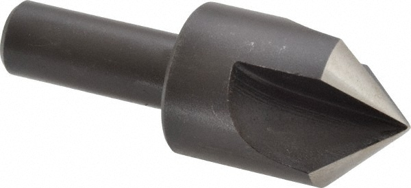 Cleveland C46182 1" Head Diam, 1/2" Shank Diam, 3 Flute 90° High Speed Steel Countersink Image