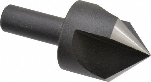 1-1/4" Head Diam, 1/2" Shank Diam, 3 Flute 90° High Speed Steel Countersink