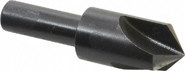 5/8" Head Diam, 3/8" Shank Diam, 3 Flute 100° High Speed Steel Countersink