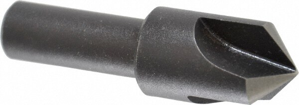 3/4" Head Diam, 1/2" Shank Diam, 3 Flute 100° High Speed Steel Countersink