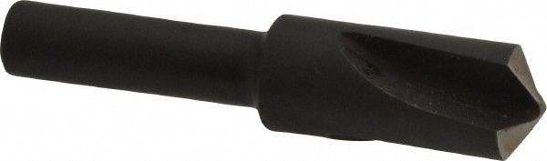 Cleveland C46161 3/8" Head Diam, 1/4" Shank Diam, 3 Flute 120° High Speed Steel Countersink Image