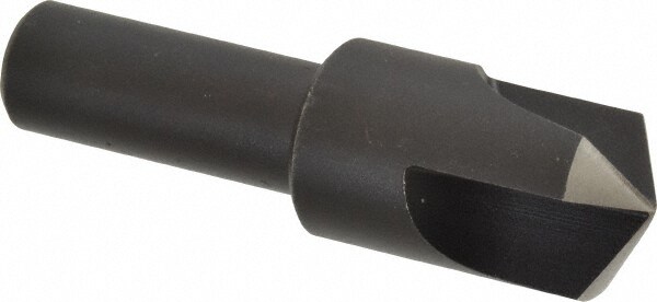 3/4" Head Diam, 1/2" Shank Diam, 3 Flute 120° High Speed Steel Countersink