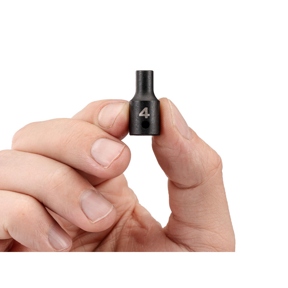 Socket Impact 4 In Tekton - Impact Socket: 1/4 in