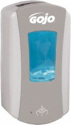 GOJO LTX-12 Dispenser, Touch-Free Dispenser for GOJO Foam Soap - Hanging Mount, Plastic, Gray & White, ADA Compliant