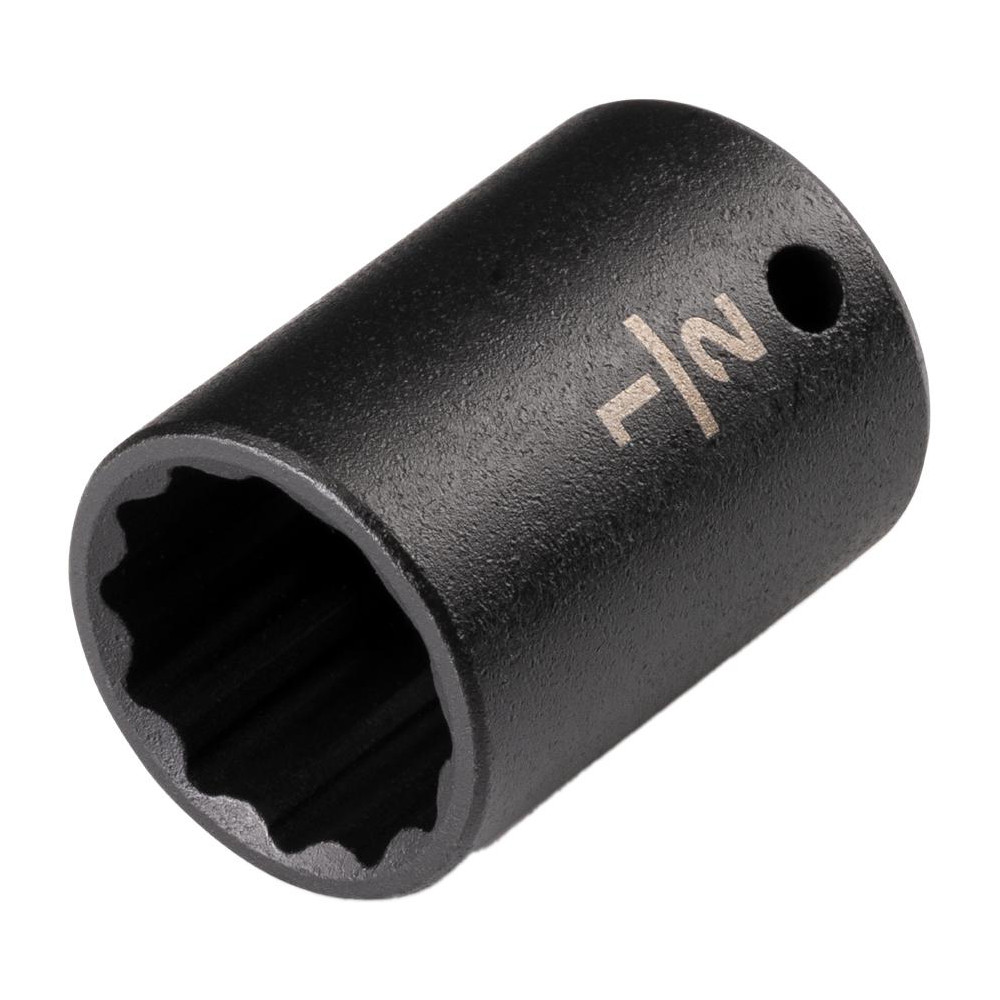 Tekton Impact Socket: 1/4" Drive, 1/2" Socket, Impact Drive - 12-Point, 0.98" OAL, Manganese Phosphate | Part #SID02213