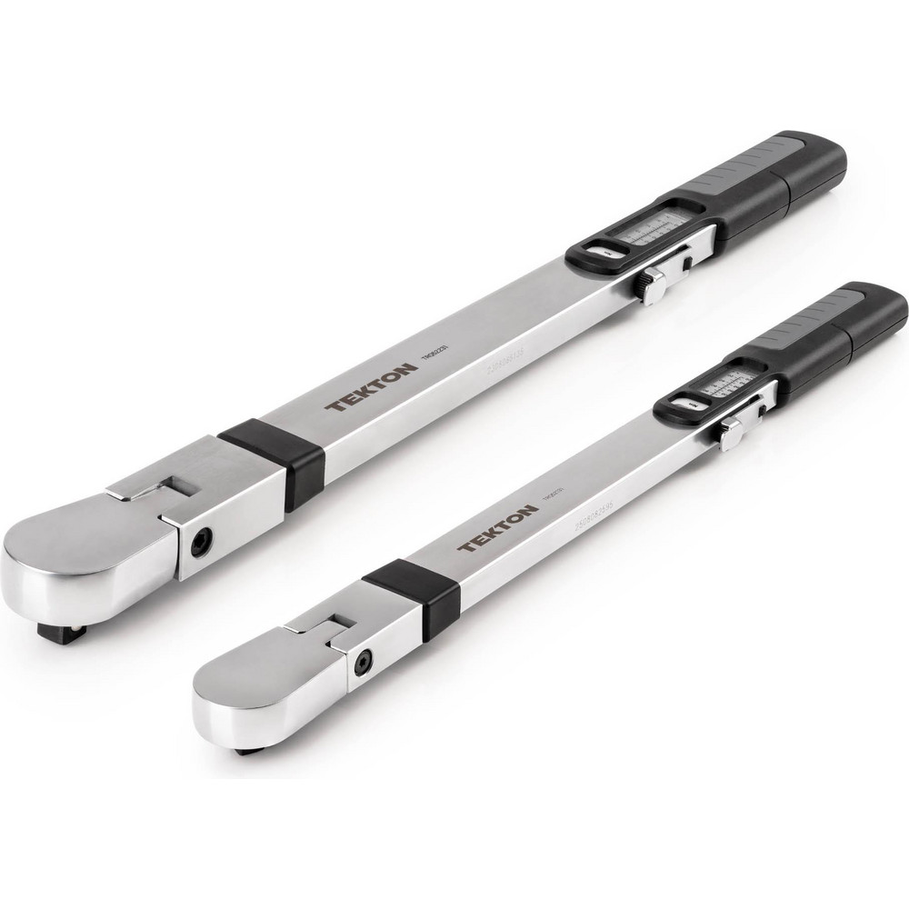 Beam Torque Wrench: 3/8 & 1/2 Drive, Male Square Drive, Newton-Meter - 26.000 Nm Min, 350.000 Nm Max, 22.8000" OAL, Ratcheting