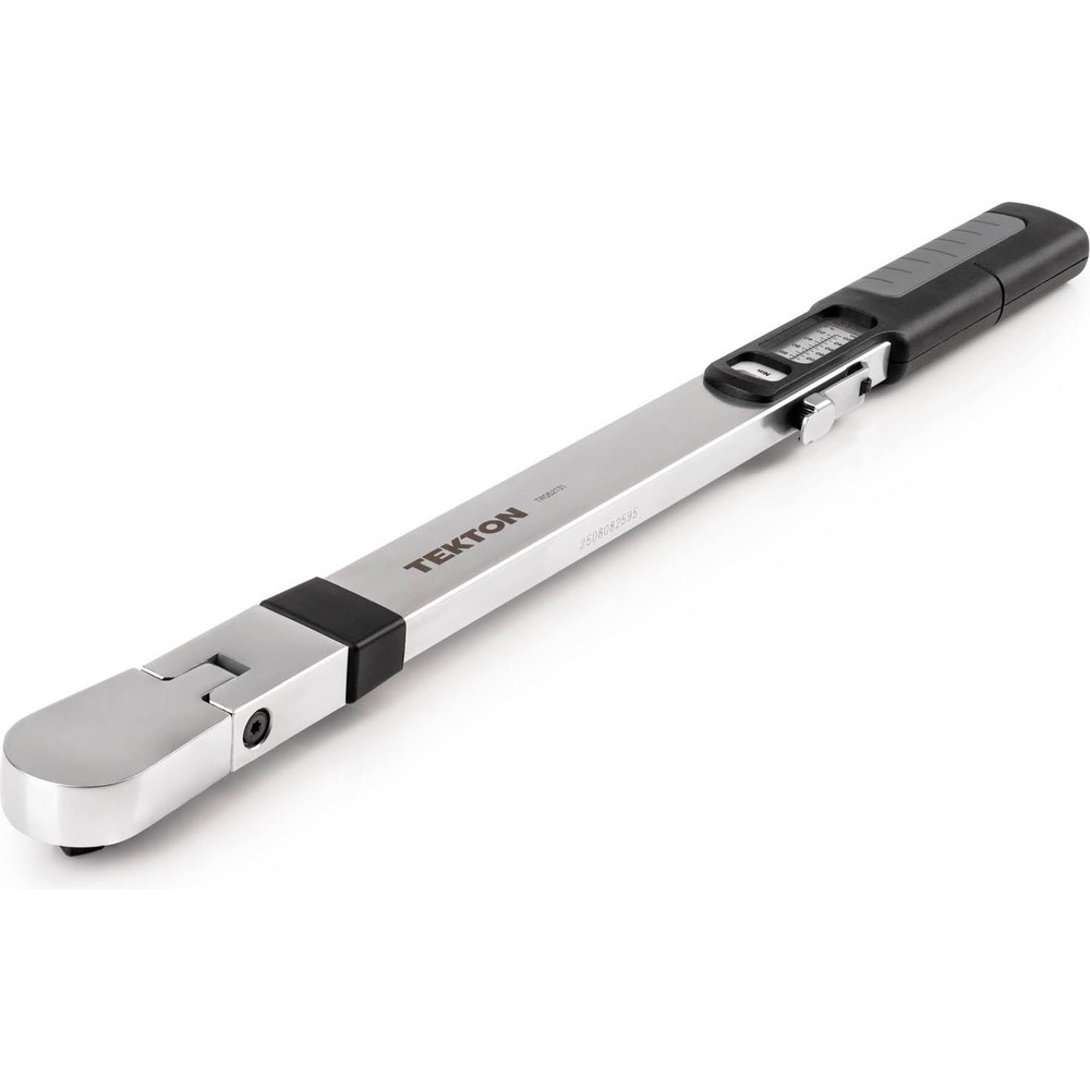 Beam Torque Wrench: 3/8 Drive, Male Square Drive, Newton-Meter - 26.000 Nm Min, 130.000 Nm Max, 18.8000" OAL, Ratcheting