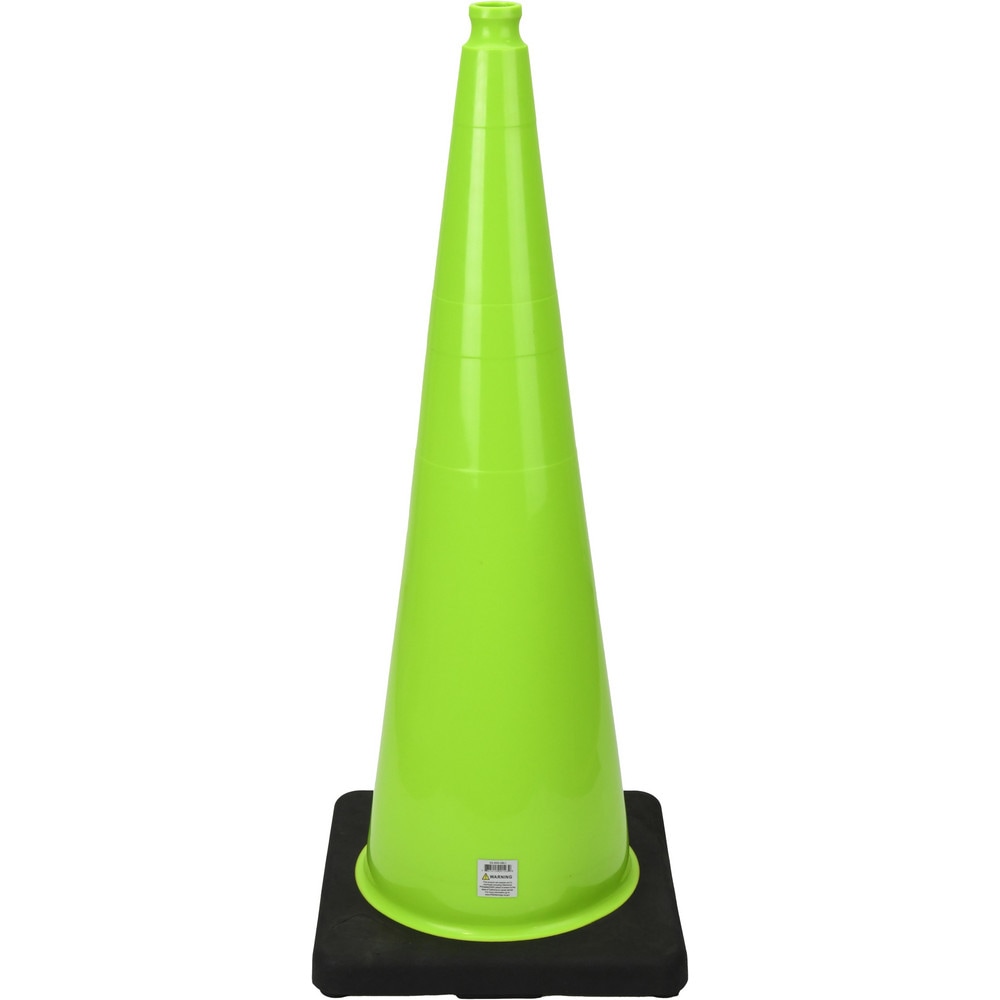 Rigid Cone: Polyvinylchloride, 36" OAH, Lime