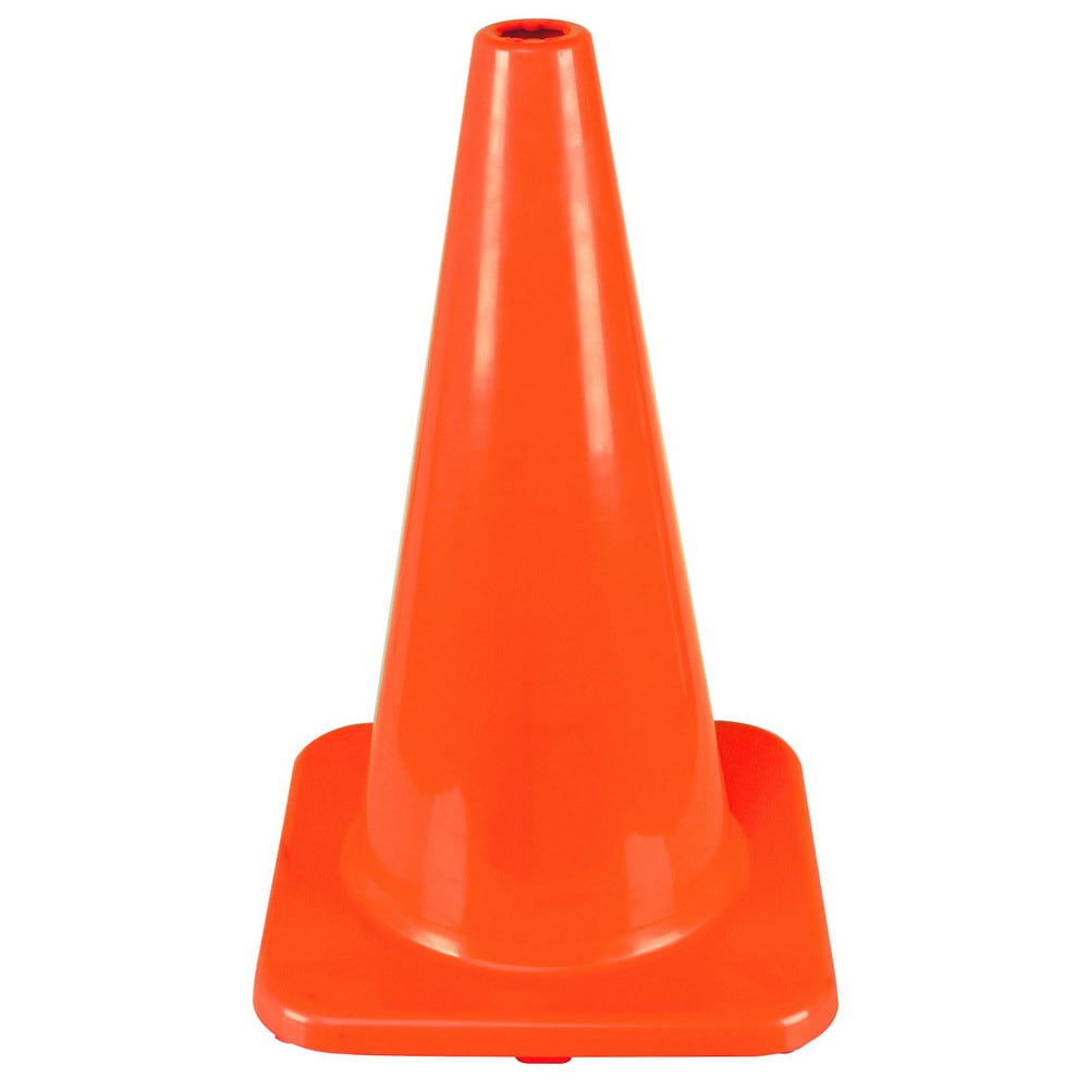 Rigid Cone: Polyvinylchloride, 18" OAH, Orange