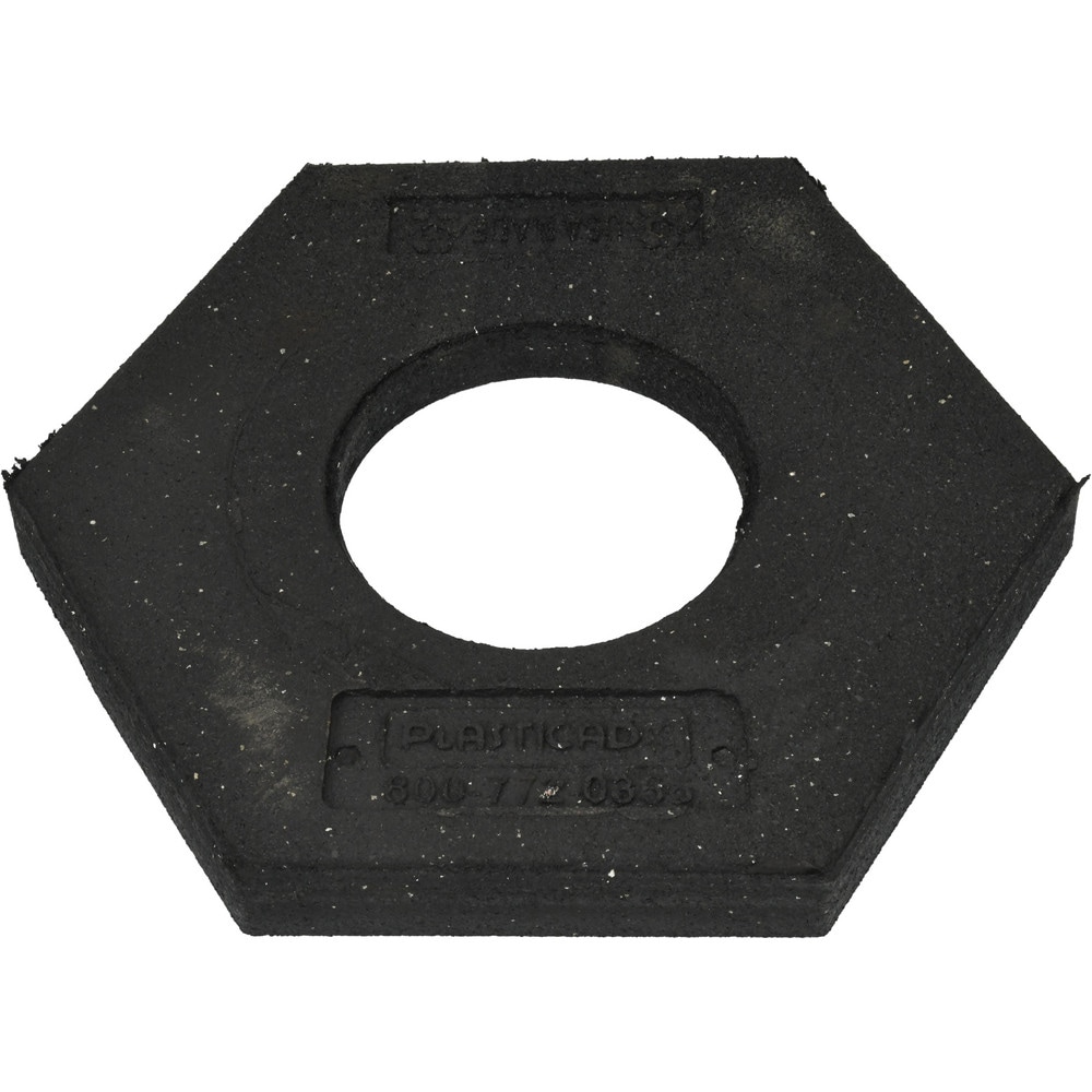 21" Wide, 2" High Rubber Trim Line Channelizer Base