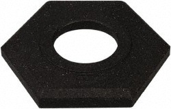 PRO-SAFE 650-RB-16 18" Wide x 2-1/2" High Rubber Trim Line Channelizer  Base Image