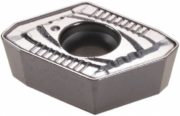 Tungaloy Milling Insert: ANSI XPMT08T308R-DJ AH725, ISO XPMT08T308R-DJ AH725, AH725, Solid Carbide - TiAlN Finish, 0.1560" Thick, 0.3900" Wide