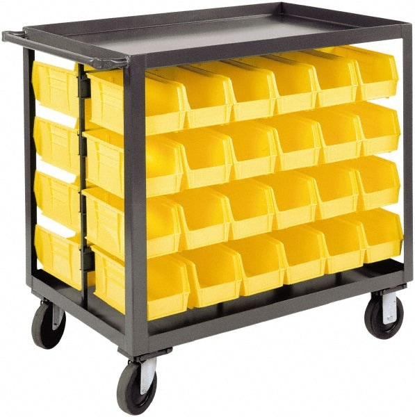 Durham RSC-2436-BLP-48 Service Utility Cart: Steel, Gray Image