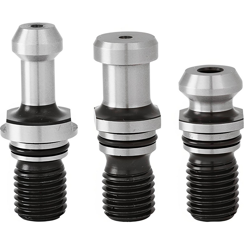 Retention Knobs; Taper Size: BT40 ; Thread Size (mm): M16x2 ; Overall Length (Decimal Inch): 1.7291 ; Angle Radius: 45.00 ; Knob Diameter (Decimal Inch): 0.7400 ; Through Coolant: No
