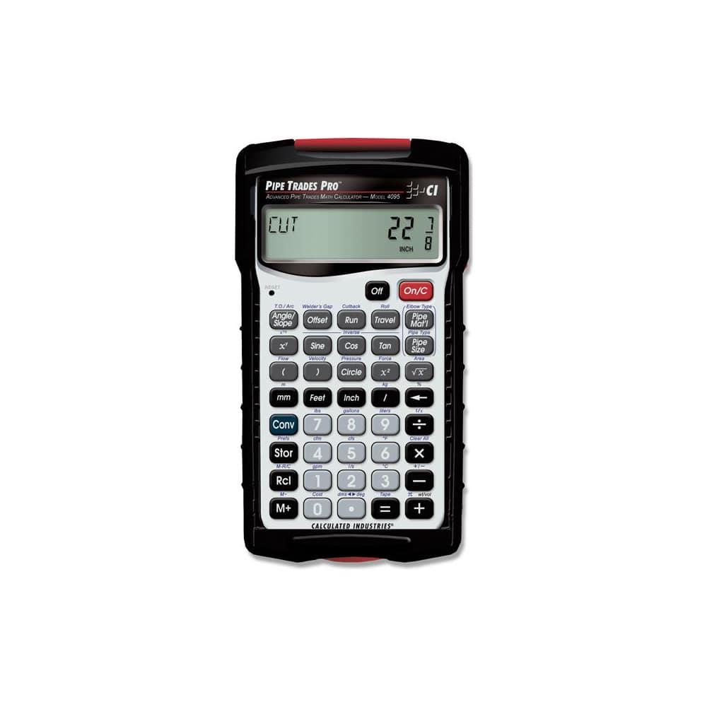 CALCULATED INDUSTRIES 4095 58 Function Pipe Trades Industrial Calculator 