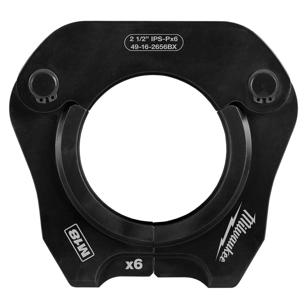 Presser Replacement Jaws: Type: IPS-P Pivoting Press Ring; Jaw Size Range: 2-1/2"; For Use With: M18 Force Logic Press Tool