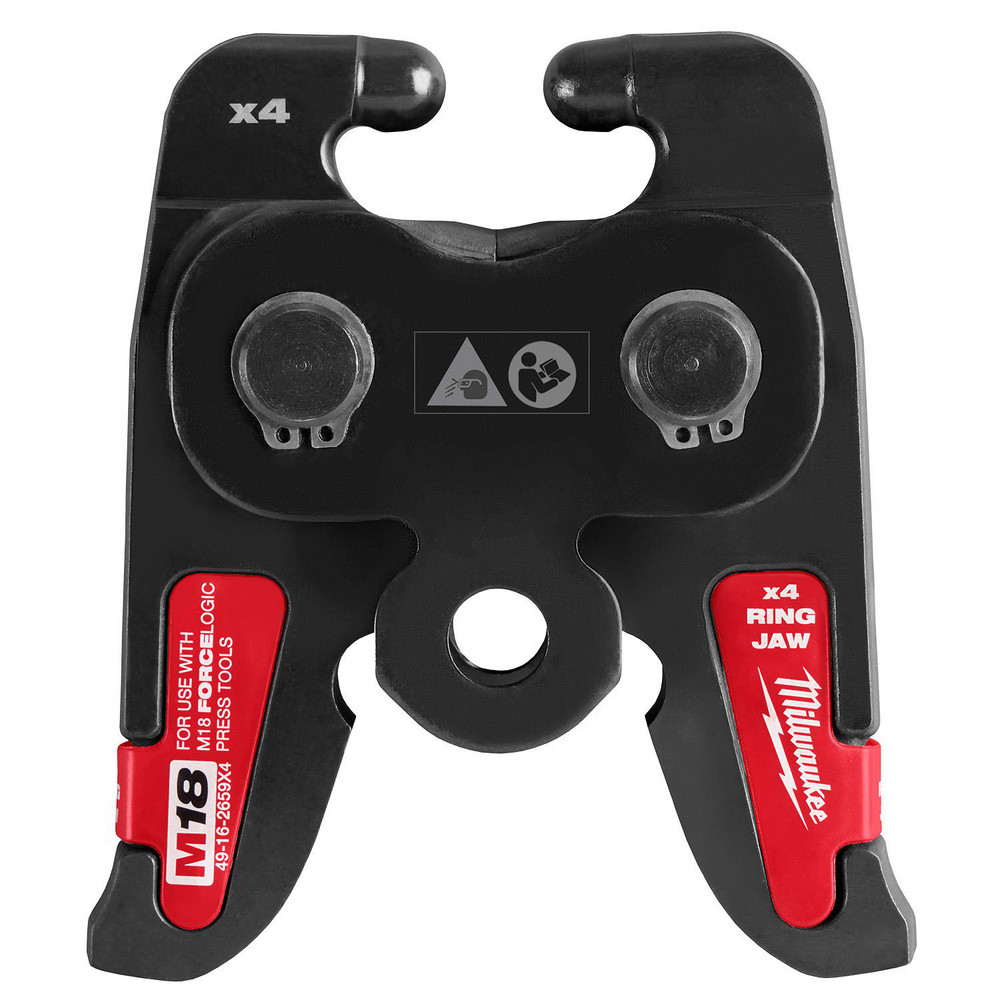 Presser Replacement Jaws: Type: Ring Jaw; Jaw Size Range: 1/2" to 1-1/4"; For Use With: M18 Force Logic Press Tool