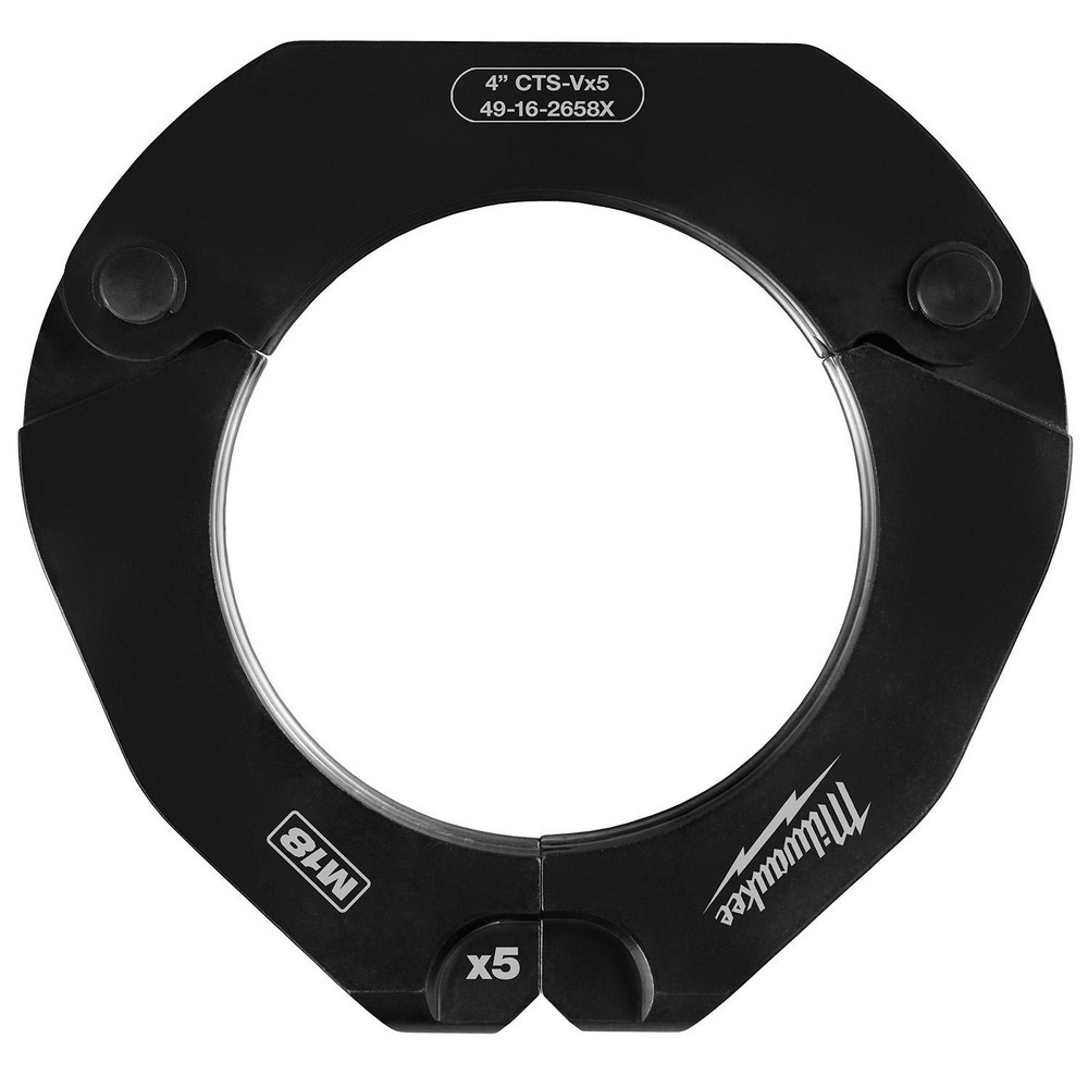 Presser Replacement Jaws: Type: CTS-V Pivoting Press Ring; Jaw Size Range: 4"; For Use With: M18 Force Logic Press Tool