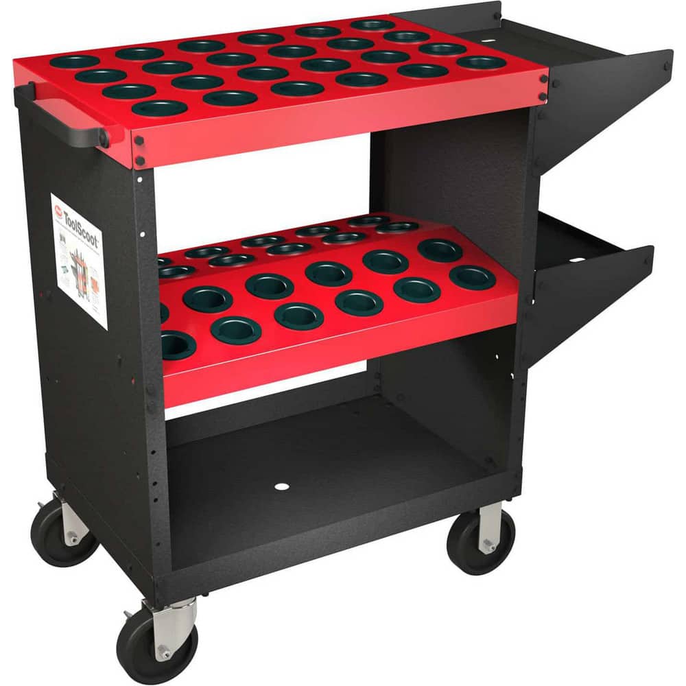 Huot 13970 48 Tool Capacity, HSK63A Taper Size ToolScoot CNC Tool Cart 