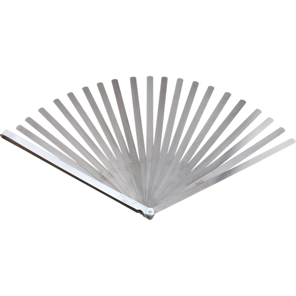 25 Piece, 0.0015 to 0.04" Thick, Parallel Feeler Gage Set