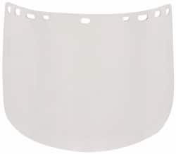 Face Shield Windows & Screens: Replacement Window, Clear, 7" High, 0.04" Thick