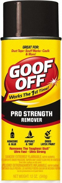 Adhesive Remover: Liquid, 12 oz Can