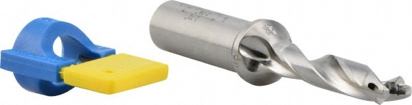 Iscar 3202624 Replaceable Tip Drill: 0.413 to 0.429 Drill Dia, 2.06" Max Depth, 0.625 Straight-Cylindrical Shank Image