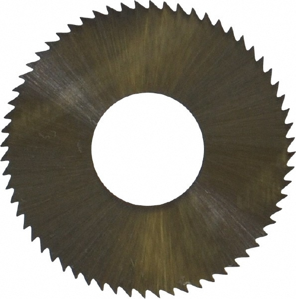 Controx 11600250350001 Slitting & Slotting Saw: 1" Dia, 0.014" Thick, 64 Teeth, High Speed Steel 