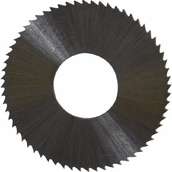 Controx 11600250790001 Slitting & Slotting Saw: 1" Dia, 0.0313" Thick, 64 Teeth, High Speed Steel 