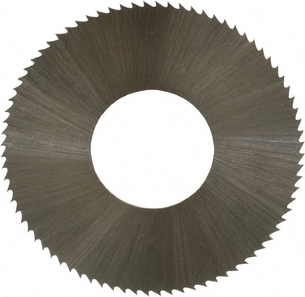 Controx 11600310390001 Slitting & Slotting Saw: 1-1/4" Dia, 0.0156" Thick, 80 Teeth, High Speed Steel 