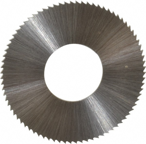 Controx 11600310790001 Slitting & Slotting Saw: 1-1/4" Dia, 0.0313" Thick, 80 Teeth, High Speed Steel 