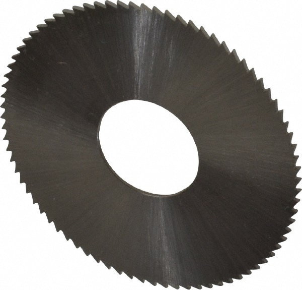 Controx 11600380630001 Slitting & Slotting Saw: 1-1/2" Dia, 0.025" Thick, 80 Teeth, High Speed Steel 