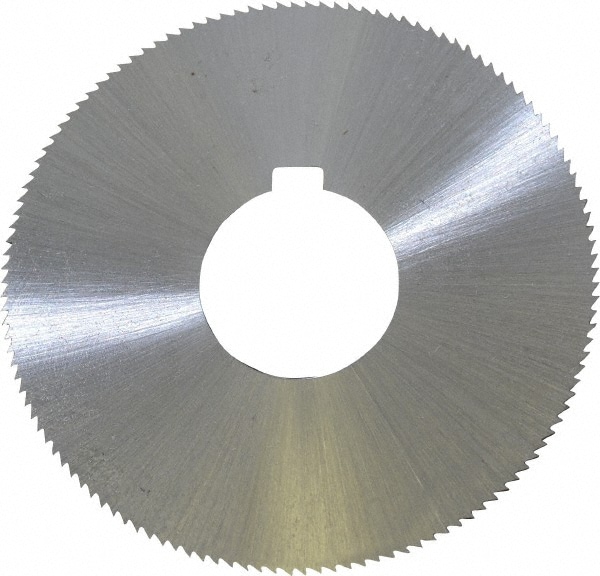 Controx 11600761190001 Slitting & Slotting Saw: 3" Dia, 0.0469" Thick, 1" Arbor Hole, 128 Teeth, Cobalt 