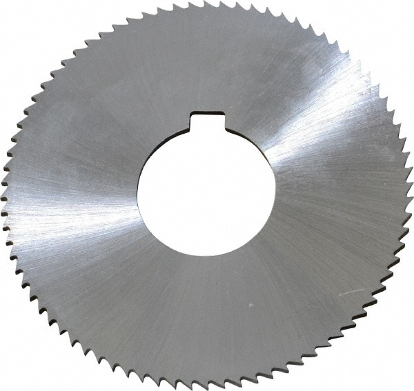 Controx 11600762380001 Slitting & Slotting Saw: 3" Dia, 0.0938" Thick, 1" Arbor Hole, 80 Teeth, Cobalt 